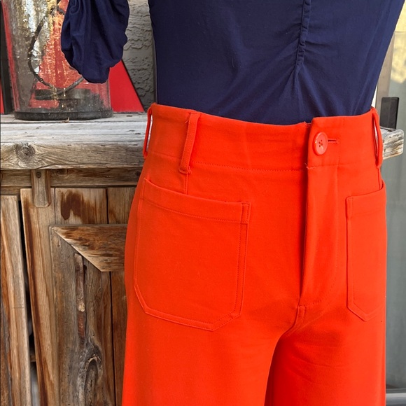 Jones New York orange Wide-Leg Pants - Picture 2 of 5